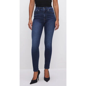 Good American GOOD LEGS SKINNY JEANS Women’s 15/33 Blue Dark Wash City Stretch